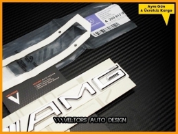 Mercedes AMG Silver Series Logo Amblem