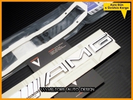 Mercedes AMG Silver Series Logo Amblem