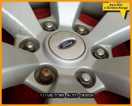 Ford Logo Amblem Explorer Ranger Edge Jant Göbeği Göbek Kapak Seti