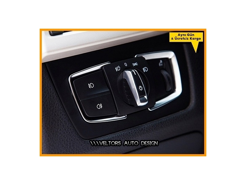 BMW F30 F31 F32 F34 Far Kokpit Kontrol Unite Çerçeve Seti BMW F30 F31 F32 F34 Far Kokpit Kontrol Unite Çerçeve Seti