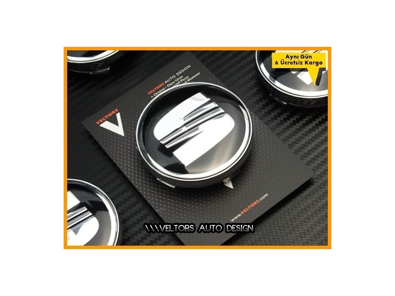 Seat Logo Amblem Jant Göbeği Göbek Kapak Seti