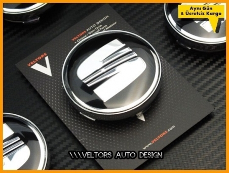Seat Logo Amblem Jant Göbeği Göbek Kapak Seti