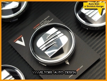 Seat Logo Amblem Jant Göbeği Göbek Kapak Seti