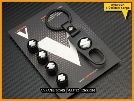 Suzuki Logo Amblem Anahtarlık Sibop Kapak Seti