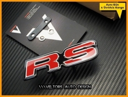 Honda Civic Accord Yeni Nesil RS Ön Izgara Logo Amblem Honda Civic Accord Yeni Nesil RS Ön Izgara Logo Amblem