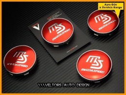 Mazda Logo Amblem Jant Göbeği Göbek Kapak Seti