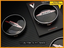 Mini John Cooper Works Logo Amblem Jant Göbeği Göbek Kapak Seti Mini John Cooper Works Logo Amblem Jant Göbeği Göbek Kapak Seti
