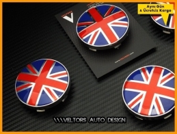 Mini Logo Amblem Jant Göbeği Göbek Kapak Seti