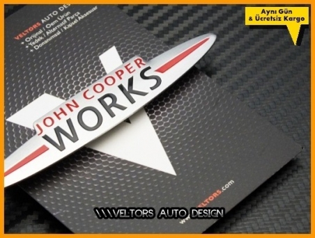 Mini John Cooper Works Torpido Kokpit Logo Amblem
