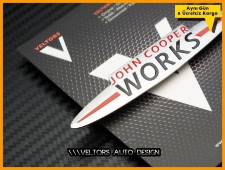 Mini John Cooper Works Torpido Kokpit Logo Amblem