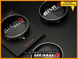 Nissan Nismo Logo Amblem Jant Göbeği Göbek Kapak Seti