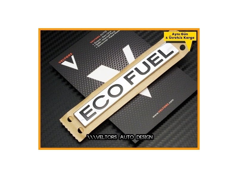 VW Yeni Nesil Eco Fuel Bagaj Yazı Logo Amblem