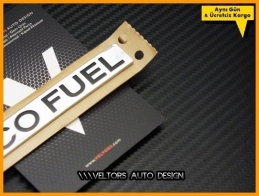 VW Yeni Nesil Eco Fuel Bagaj Yazı Logo Amblem
