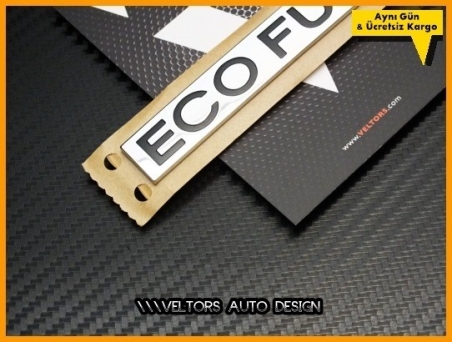 VW Yeni Nesil Eco Fuel Bagaj Yazı Logo Amblem