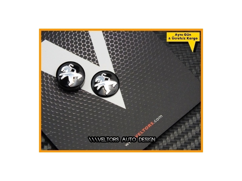 Peugeot Anahtarlık Kumanda Anahtar Yeni Nesil Logo Amblem Seti