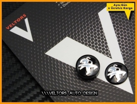 Peugeot Anahtarlık Kumanda Anahtar Yeni Nesil Logo Amblem Seti