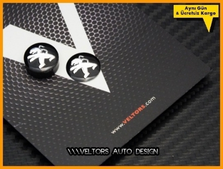Peugeot Anahtarlık Kumanda Anahtar Yeni Nesil Logo Amblem Seti