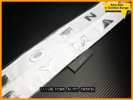 Mini COUNTRYMAN Krom Bagaj Yazı COUNTRYMAN Logo Amblem Mini COUNTRYMAN Krom Bagaj Yazı COUNTRYMAN Logo Amblem