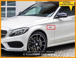 Mercedes AMG Yan Çamurluk Logo Amblem Seti