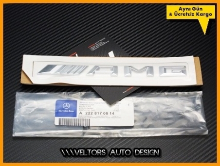Mercedes Yeni Nesil Orjinal AMG Bagaj Yazı Logo Amblem