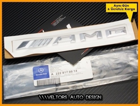 Mercedes Yeni Nesil Orjinal AMG Bagaj Yazı Logo Amblem