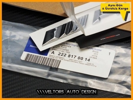 Mercedes Yeni Nesil Orjinal AMG Bagaj Yazı Logo Amblem