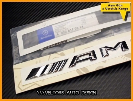 Mercedes Yeni Nesil Orjinal AMG Bagaj Yazı Logo Amblem