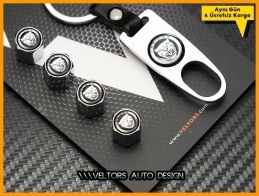 Jaguar Logo Amblem Anahtarlık Sibop Kapak Seti