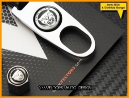 Jaguar Logo Amblem Anahtarlık Sibop Kapak Seti