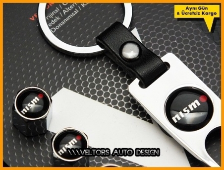 Nissan Nismo Logo Amblem Anahtarlık Sibop Kapak Seti