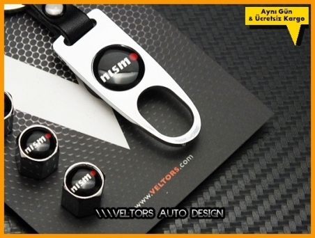 Nissan Nismo Logo Amblem Anahtarlık Sibop Kapak Seti