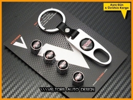Mitsubishi Logo RS Amblem Anahtarlık Sibop Kapak Seti Mitsubishi Logo RS Amblem Anahtarlık Sibop Kapak Seti