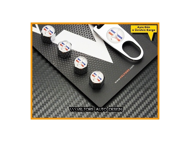 Ford Mustang Logo Amblem Anahtarlık Sibop Kapak Seti