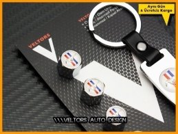 Ford Mustang Logo Amblem Anahtarlık Sibop Kapak Seti