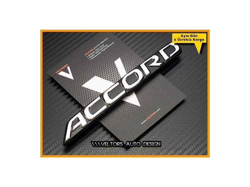 Honda Accord Bagaj Yazı Logo Amblem Honda Accord Bagaj Yazı Logo Amblem