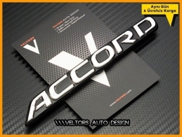 Honda Accord Bagaj Yazı Logo Amblem Honda Accord Bagaj Yazı Logo Amblem