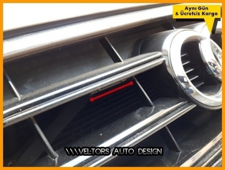 Audi S Line Black Matte Ön Izgara Logo Amblem