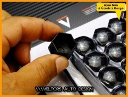 Mercedes Paino Black Jant Bijon Kapak Seti Mercedes Paino Black Jant Bijon Kapak Seti