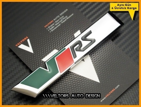 Skoda VRS RS Bagaj Yazı Logo Amblem