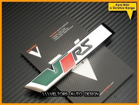 Skoda VRS RS Bagaj Yazı Logo Amblem