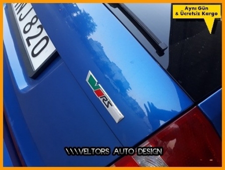 Skoda VRS RS Bagaj Yazı Logo Amblem