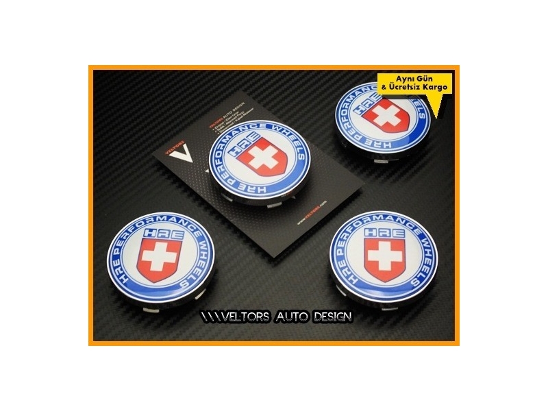 HRE Logo Amblem Jant Göbeği Göbek Kapak Seti