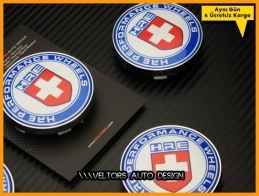 HRE Logo Amblem Jant Göbeği Göbek Kapak Seti