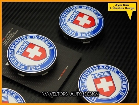 HRE Logo Amblem Jant Göbeği Göbek Kapak Seti