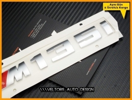 BMW 1 Serisi M135i / M 135 i Bagaj Yazı Logo Amblem