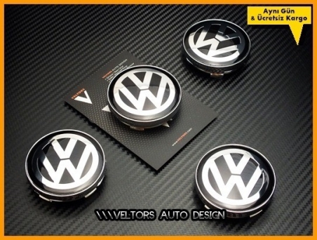 VW Logo Amblem Jant Göbeği Göbek Kapak Seti