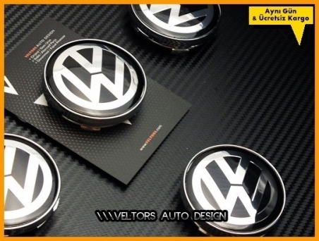 VW Logo Amblem Jant Göbeği Göbek Kapak Seti