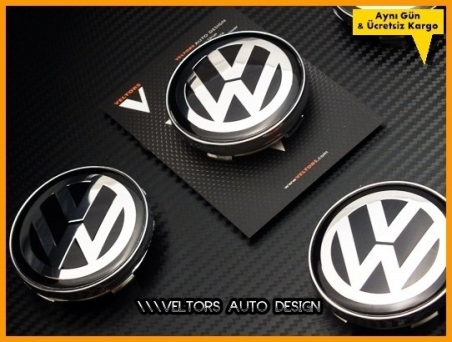 VW Logo Amblem Jant Göbeği Göbek Kapak Seti