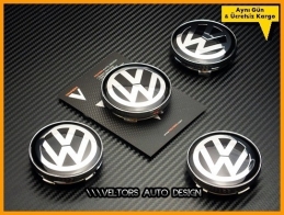 VW Logo Amblem Jant Göbeği Göbek Kapak Seti
