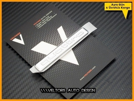 Audi Yeni Nesil Quattro Torpido Kokpit Logo Amblem